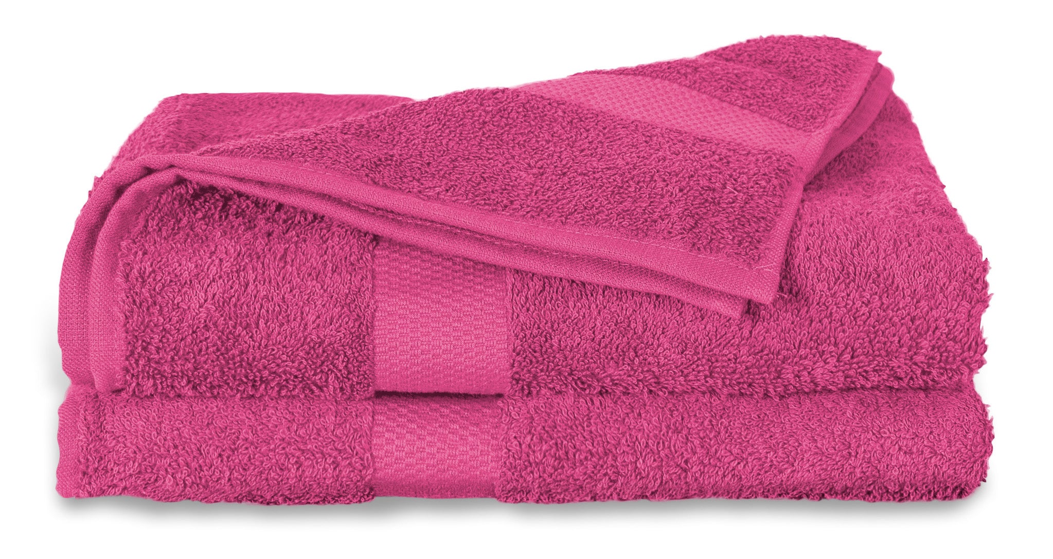 Katoenen 2PACK Handdoeken - 50x100 - Fuchsia