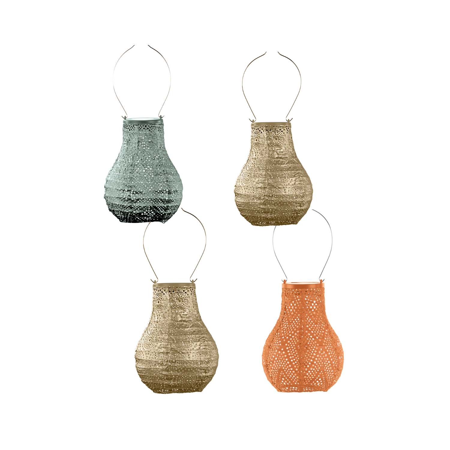 Lumiz Solar Buitenlampionnen Bulb Set - 4 stuks
