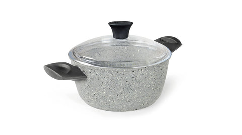 Dura Inductie Kookpan met glazen deksel 24 cm