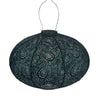 Solar Lampion Paisley Oval - Solar tuinverlichting - 40 cm - Groen