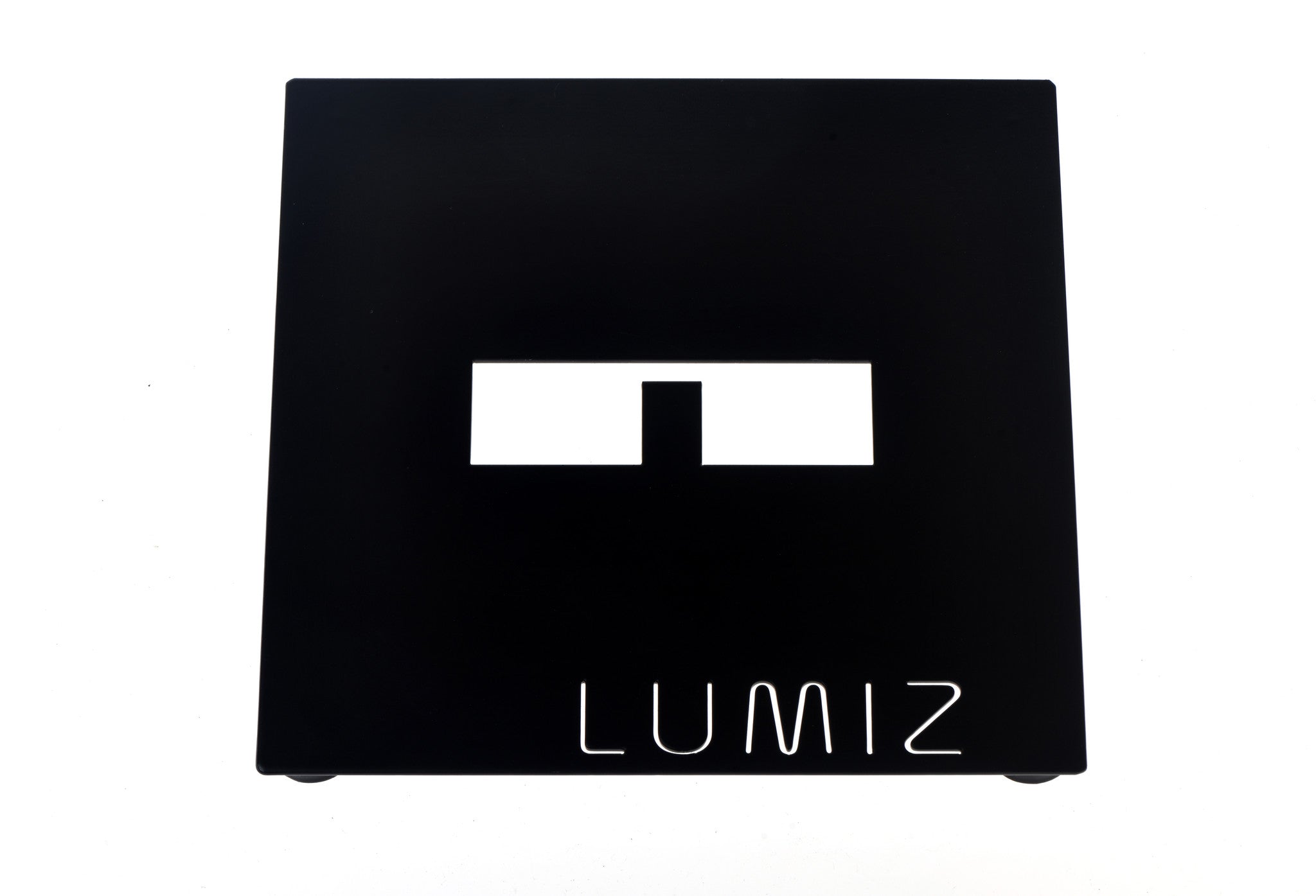 Lumiz metalen plaat - 20 cm - zwart